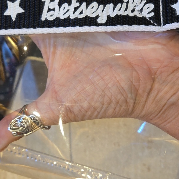 Betsey Johnson Betseyville Unique Clear Vinyl Tote with Removable Drawstring Bag - Picture 13 of 16